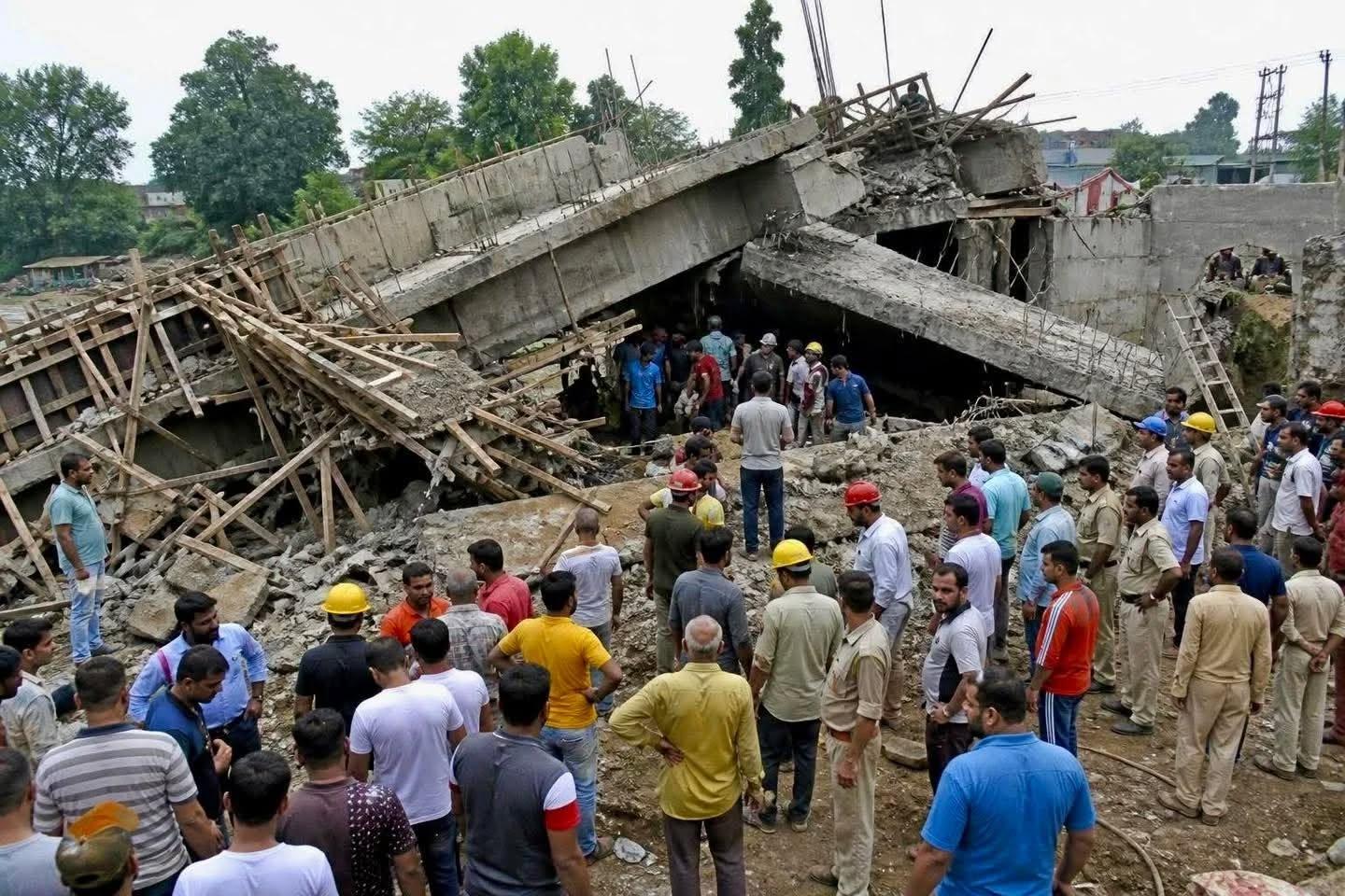 Jammu bridge collapse: 3 dead, 1 injured rescued from debris; investigation launched