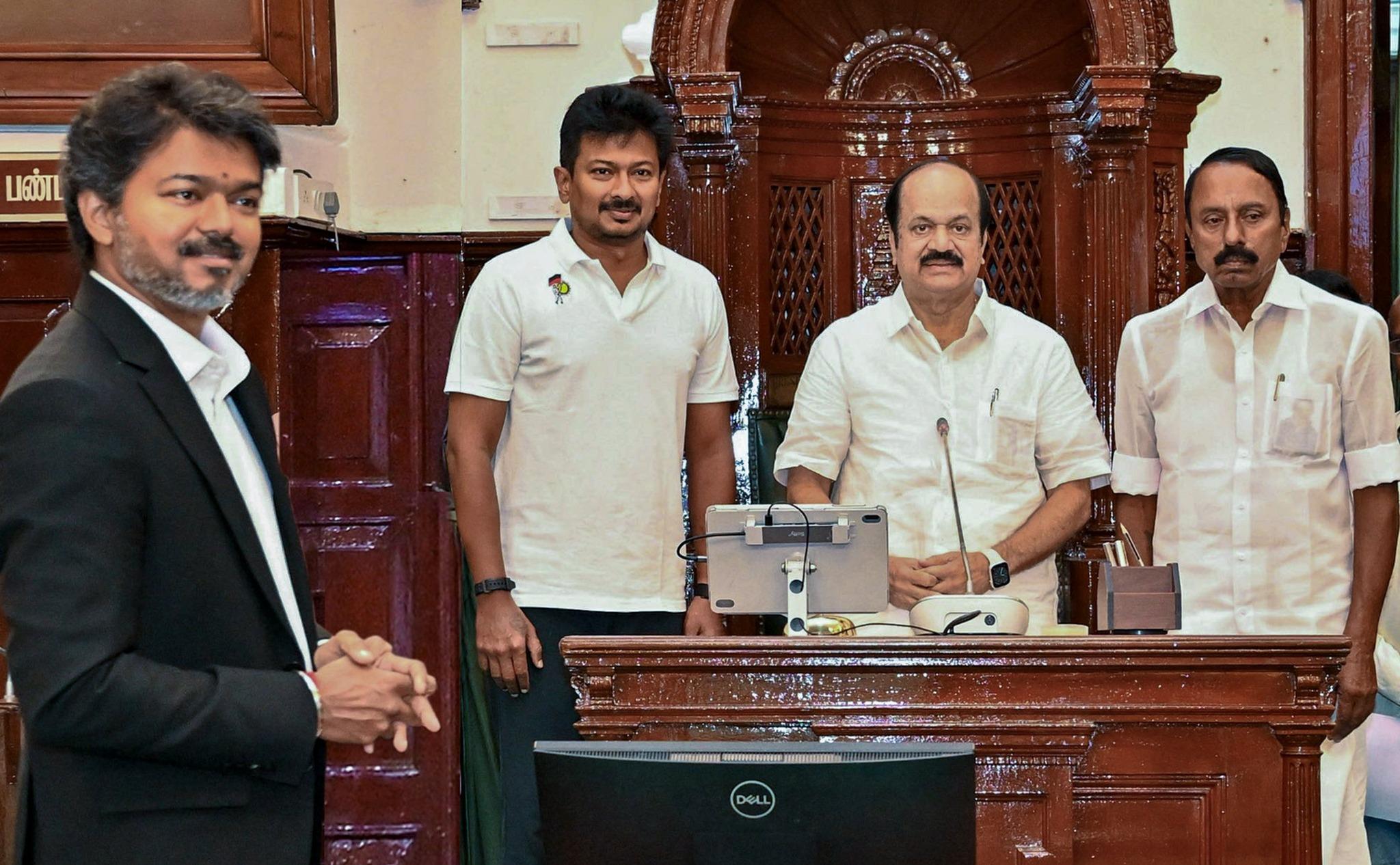 TVK MLA Prabhakar chosen unopposed as Tamil Nadu Assembly Speaker