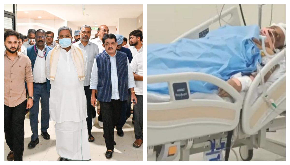 Siddaramaiah visits hospital to check on Minister Sudhakar’s condition