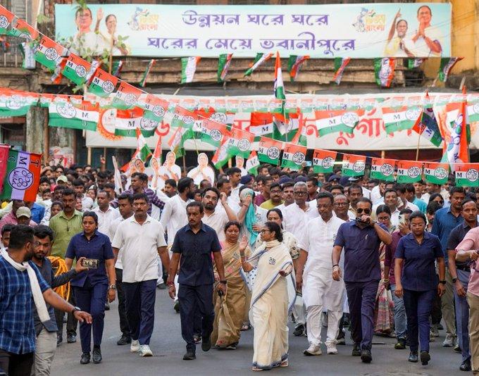 Bhabanipur rally row: Mamata accuses BJP of disruption, Suvendu says she’s ‘feeling the pressure’