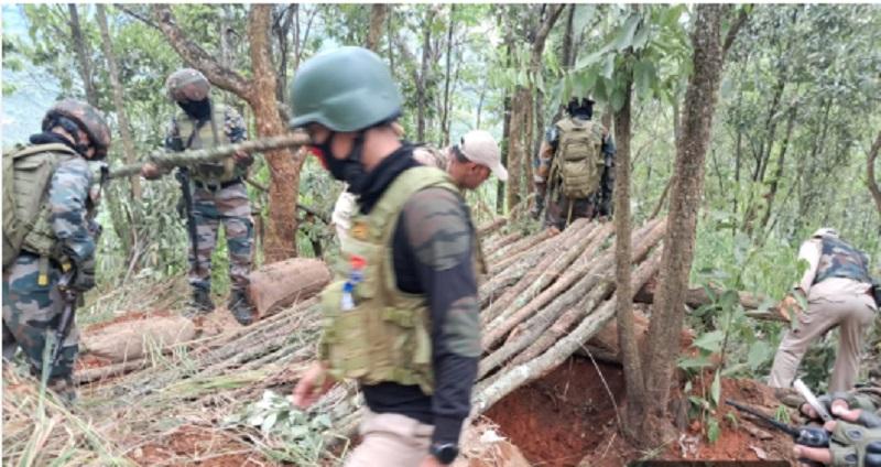 Manipur: Security forces demolish 23 illegal bunkers, recover 18 IEDs