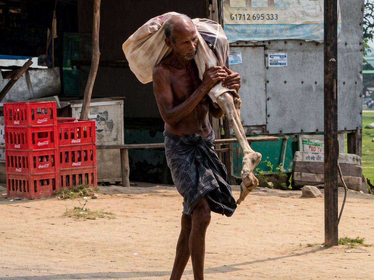Odisha man carries sister’s skeletal remains to bank in bid to access her account funds