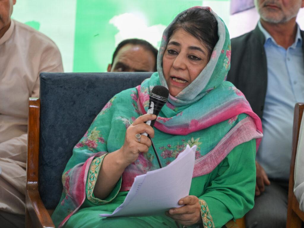 Govt action on Shopian school unfair to underprivileged, says Mehbooba