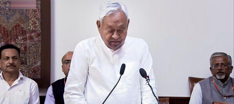 Bihar CM Nitish Kumar sworn in as Rajya Sabha MP