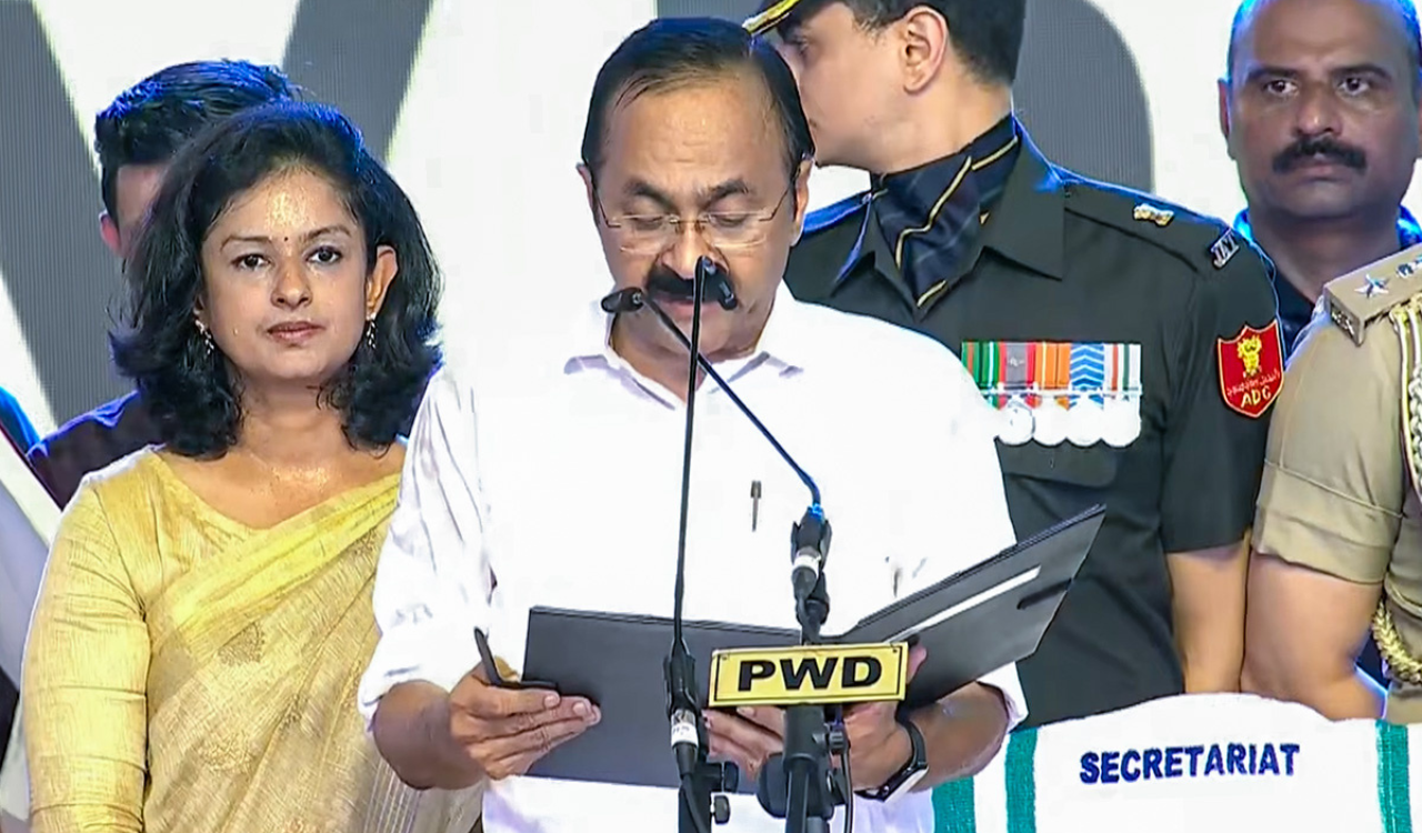 V.D. Satheesan takes oath as Kerala’s new Chief Minister