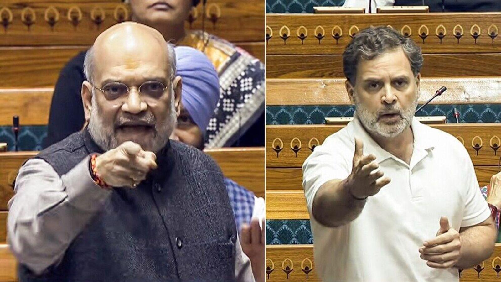 Rahul Gandhi says Opposition won’t sit through Home Minister’s ‘lecture’ in Parliament