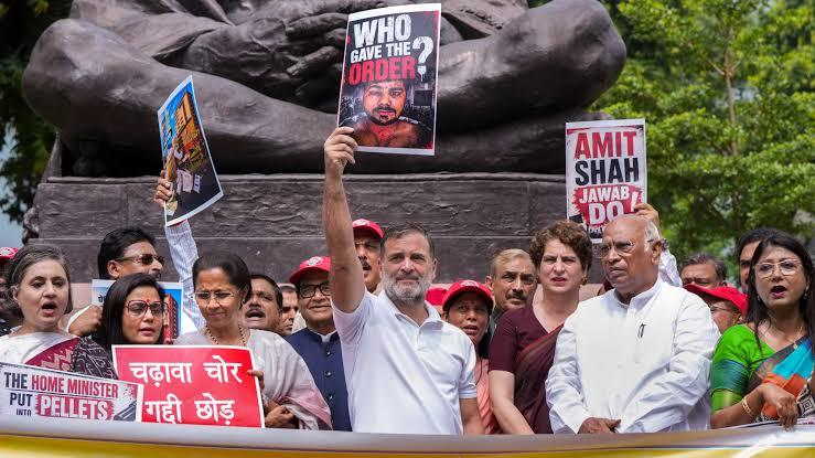 Opposition MPs protest over Ram Temple donation ‘theft’, student crackdown
