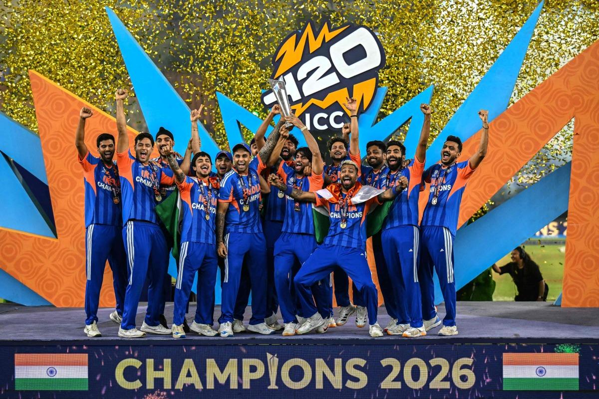 India crush New Zealand to retain T20 World Cup title