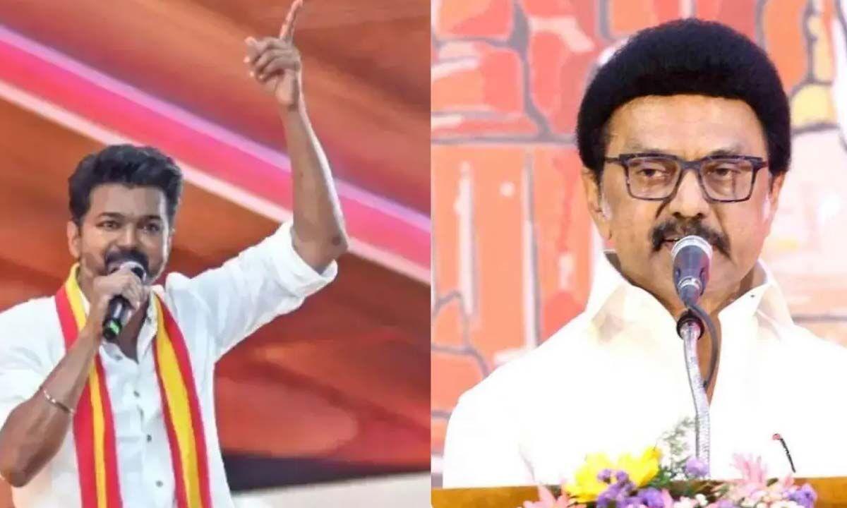 Vijay targets M. K. Stalin, alleges CM’s real allies are ‘bribe and corruption’