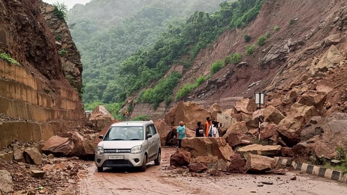Heavy rain triggers landslides, closes 134 roads in Himachal; orange alert from July 28
