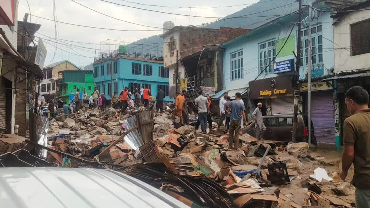 Flash Floods Ravage J&K’s Doda, Damaging Homes and Vehicles