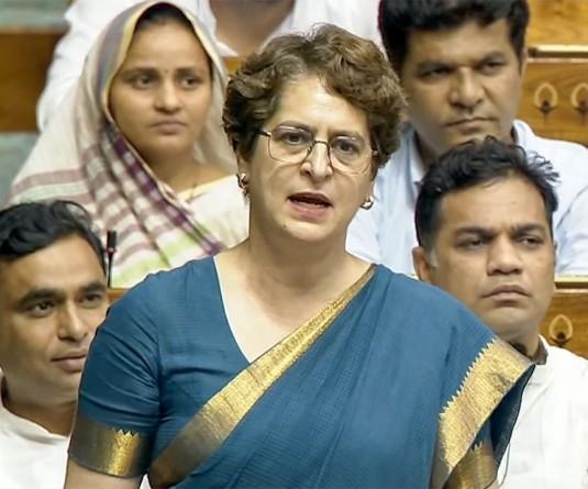 Priyanka Gandhi hits out at PM with ‘camera angle’ barb