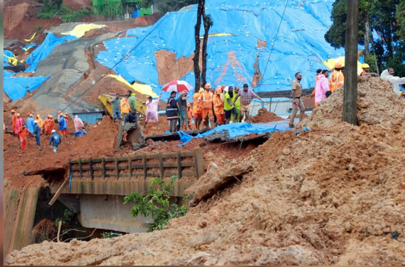 Wayanad landslide death toll rises to five; Three still missing