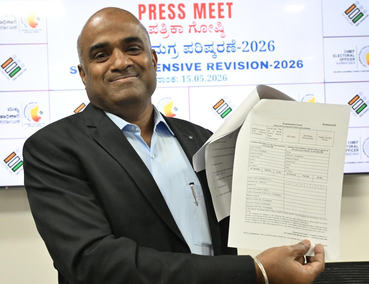 Mapped or unmapped, every voter will get SIR forms: Karnataka CEO