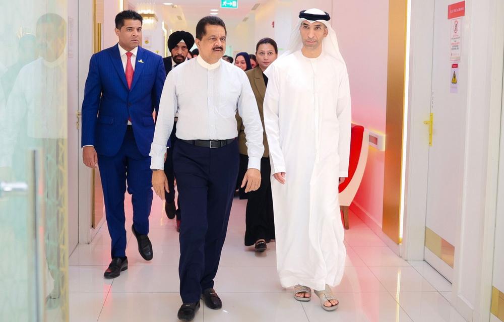 UAE Minister of Foreign Trade Visits Thumbay Medicity in Ajman