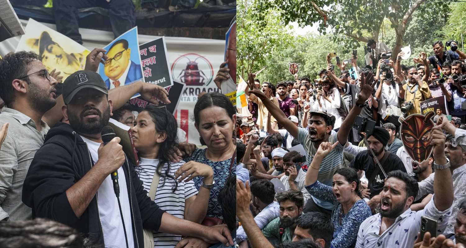 Student groups protest across Delhi, demand restoration of Jantar Mantar as protest venue
