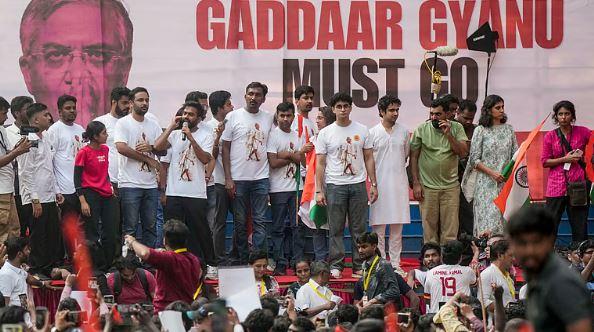 Thousands gather in Mumbai protest, demand CEC Gyanesh Kumar’s resignation