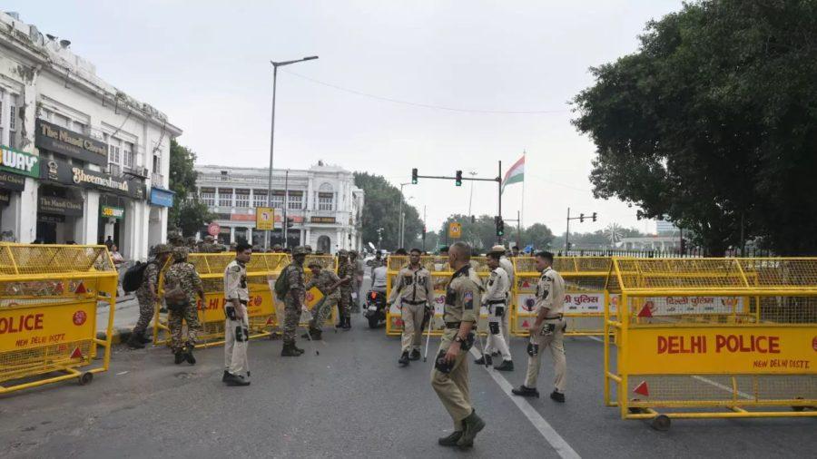 Delhi tightens security ahead of Opposition march