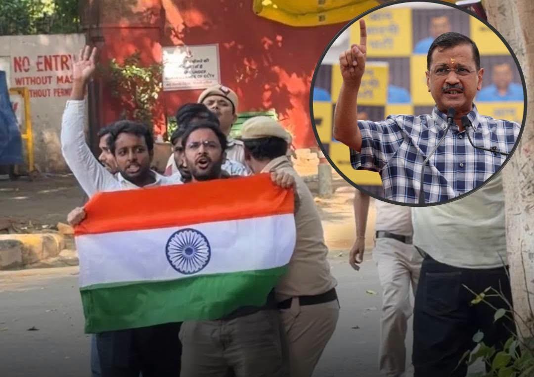 Kejriwal questions custody of CJP leaders: “is waving the national flag a crime?”