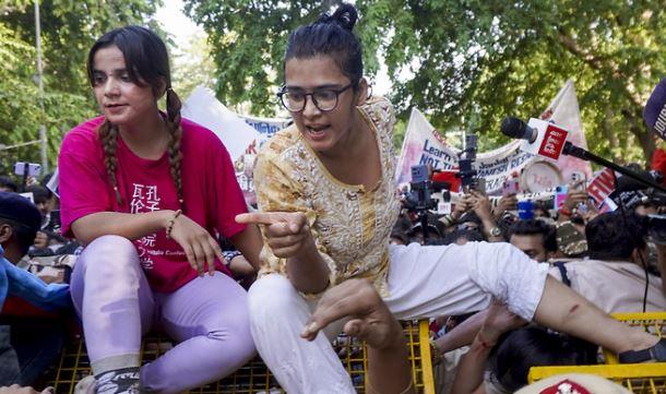 AISA claims police detained Neha Bora in unmarked vehicle