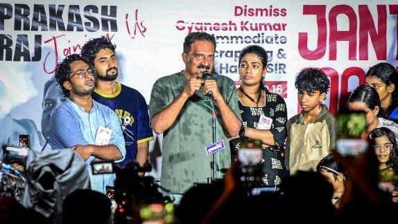 Prakash Raj announces nationwide protests against CEC and SIR despite police crackdown