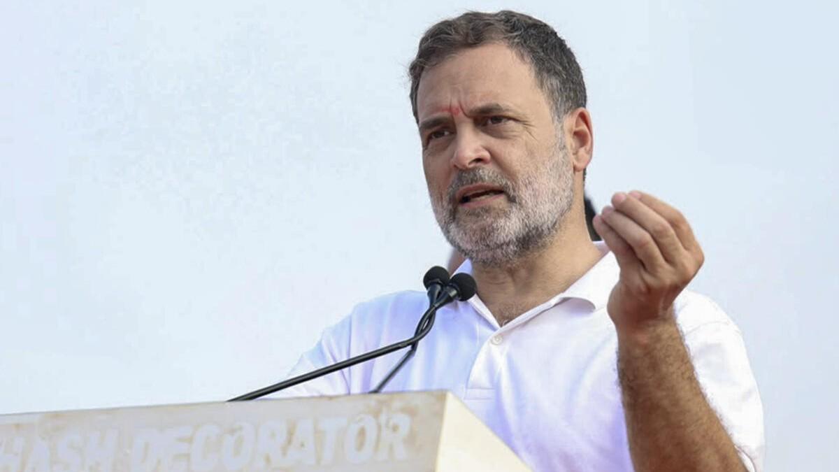 Rahul Gandhi slams RSS, accuses it of treating women as men’s property