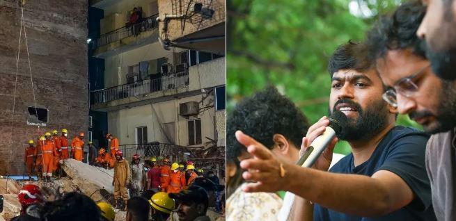 CJP seeks accountability over South Delhi hostel collapse; Dipke questions PM