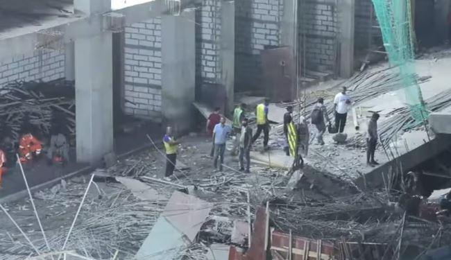 12 workers injured as metal slab collapses at Gandhinagar construction site