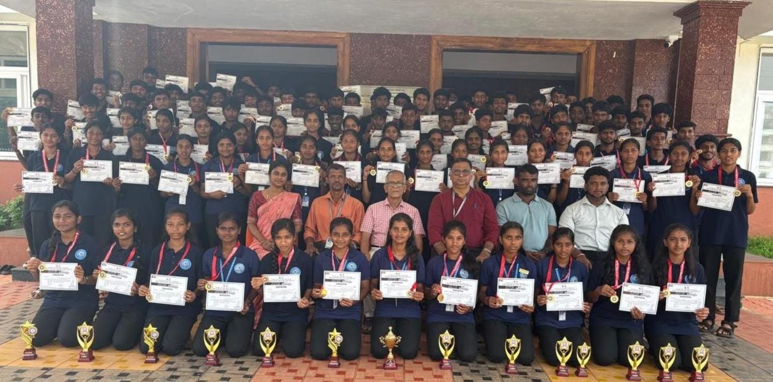 The New English PU College wins Bhatkal taluk sports championship for fifth consecutive year