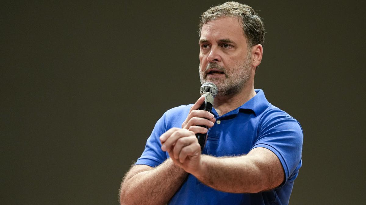 ‘Jhooth Ki Goonj’ posters emerge in Indore ahead of Rahul Gandhi’s student event