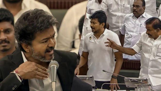 CM Vijay targets DMK with ED documents in TN Assembly; Opposition walks out