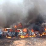 Fire Destroys 150 Seized Vehicles in Bengaluru