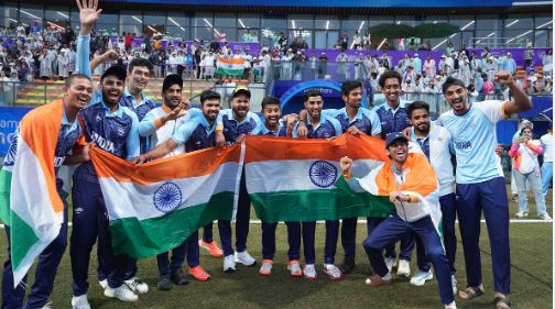 Indian men's cricket team wins gold at Asian Games