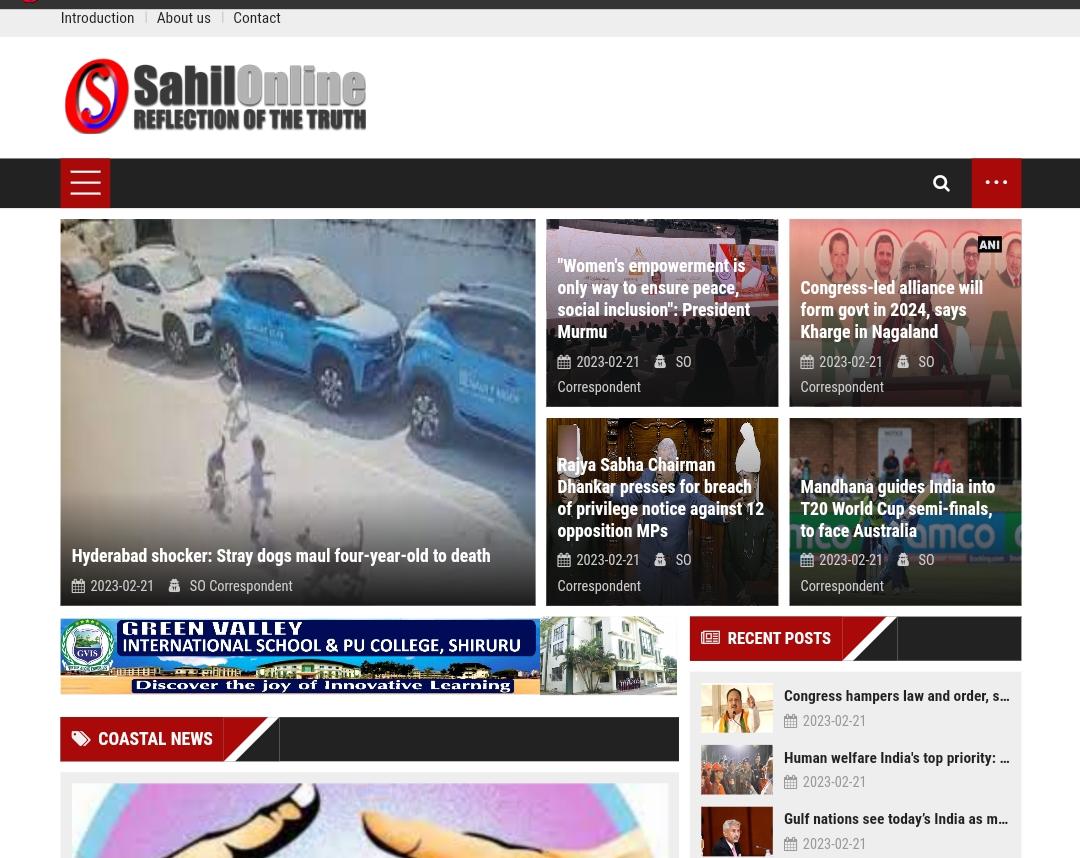 SahilOnline’s redesigned English site active; work under faster pace with Urdu, Kannada sites
