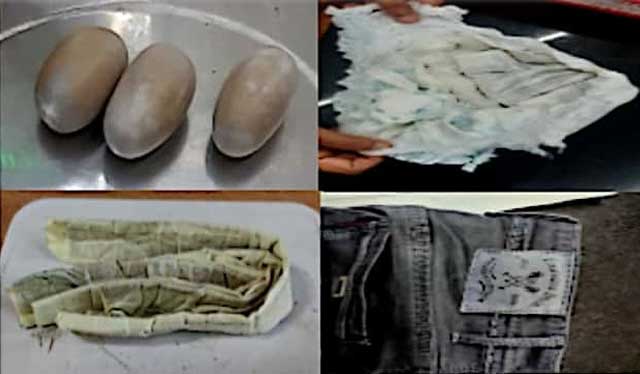 Man caught smuggling gold inside child’s diaper