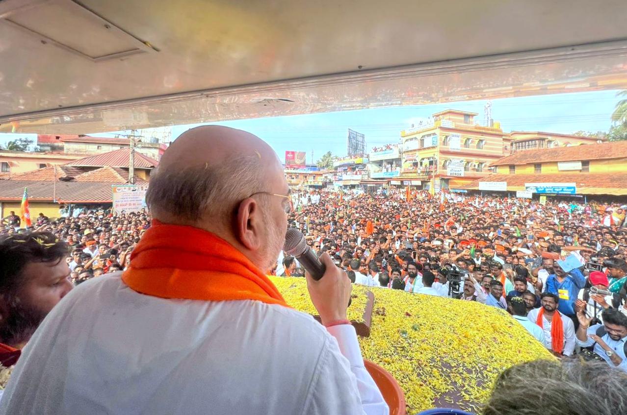 'We will rid Karnataka of corruption, make it number one in south India,' says Amit Shah