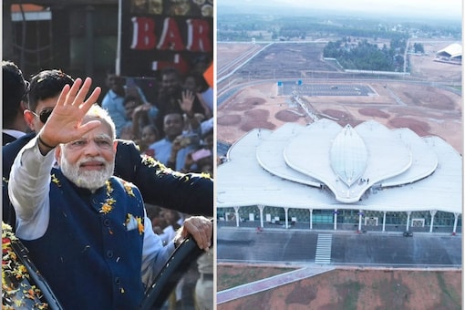 PM Narendra Modi inaugurates Shivamogga airport in Karnataka