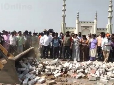 Haliyal tense after stir over pavement around temple in Karnataka