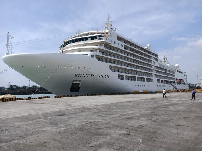 Sixth cruise vessel of season calls at New Mangalore Port