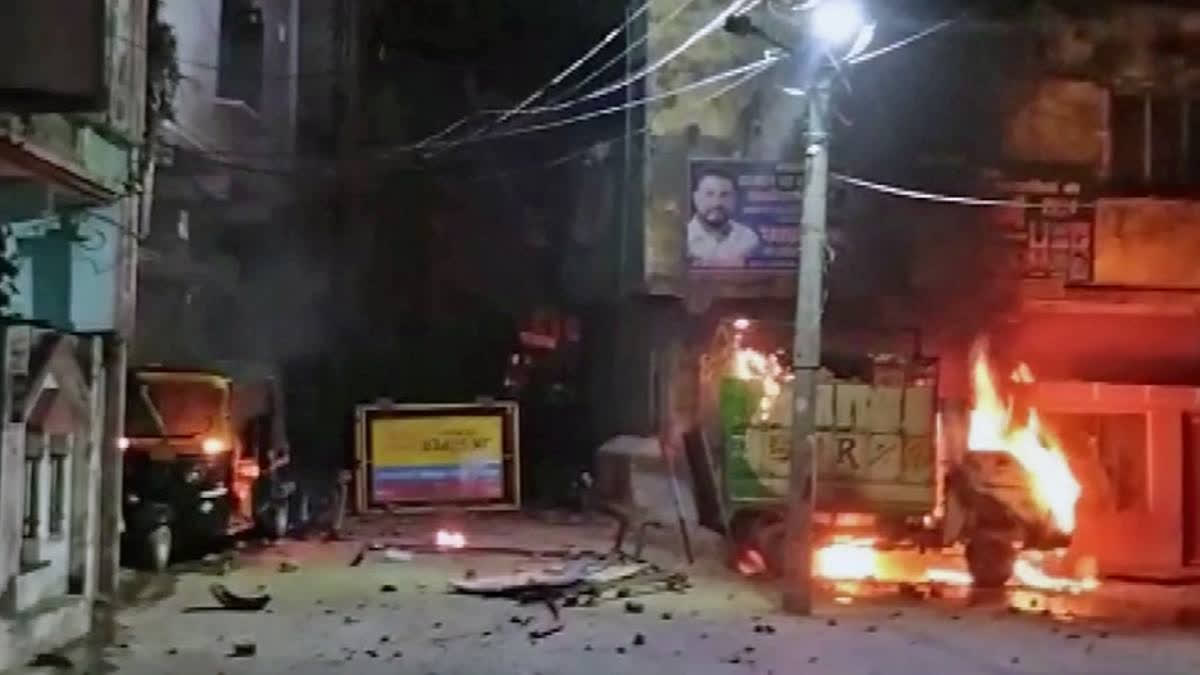 Vehicles, govt building torched during protest by Satnami community in Chhattisgarh; cops hurt
