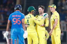 Indian middle order crumbles to give Australia consolation victory in third ODI