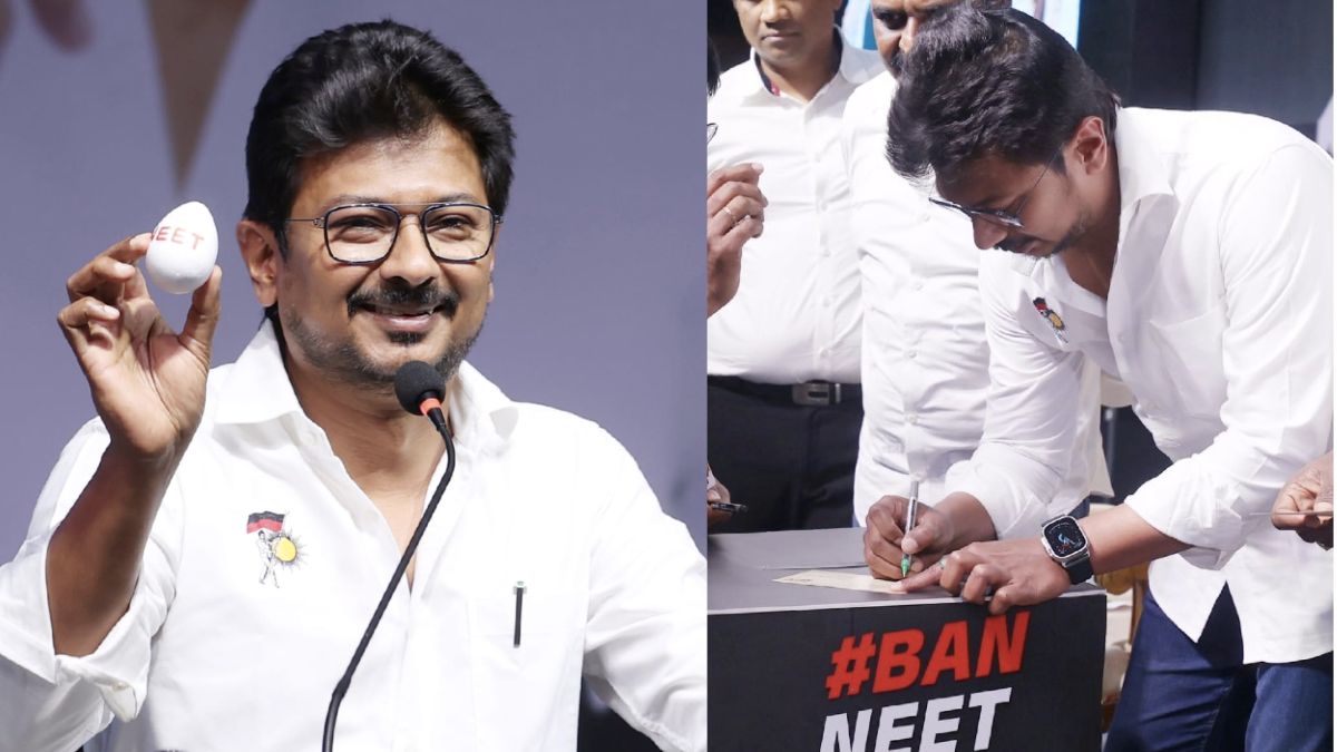 Displaying An Egg, DMK Launches Signature Campaign To Abolish NEET