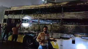 2 dead, 12 injured as moving sleeper bus catches fire in Gurugram