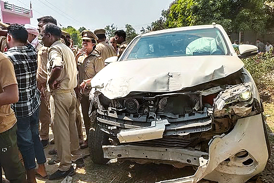 Car in convoy of Brij Bhushan Singh’s son kills two in UP