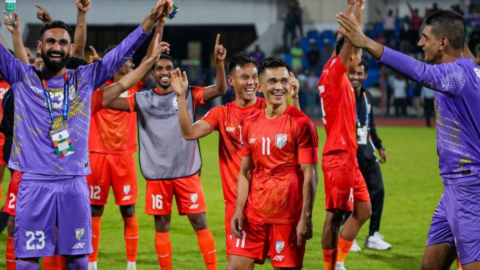 Chhetri leads India to SAFF Championships semifinals after 2-0 win over Nepal