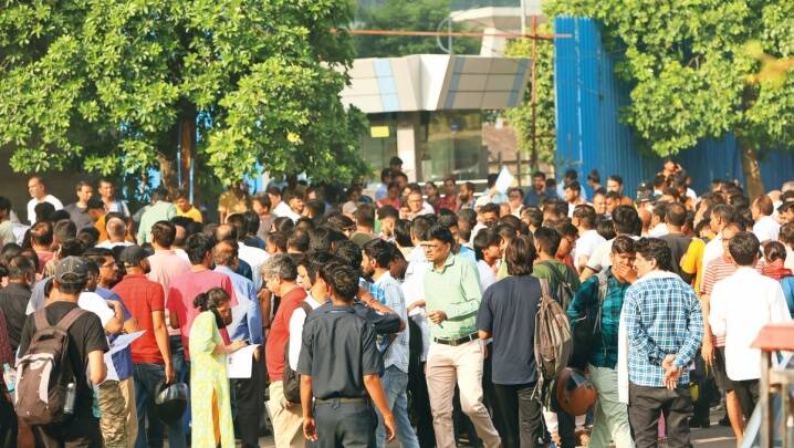 CUET-UG 2023: 76% attendance in three shifts on first day, exam delayed at 12 centres