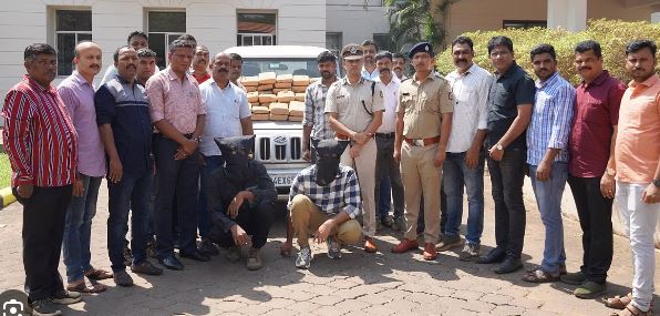 Mangaluru: 120 kg ganja seized, two held