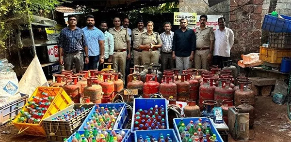 Mangaluru: Illegal Gas Refilling Unit in Kotepura Raided, One Arrested