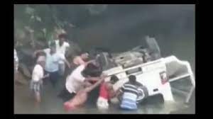 Five of family killed as car falls off bridge in Jharkhand