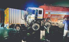 Four killed after oil tanker hits two vehicles on Delhi-Jaipur highway near Gurugram